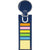 Branded Promotional REMEMBER BOOKMARK in Blue Bookmark From Concept Incentives.