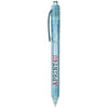 Branded Promotional VANCOUVER RECYCLED PET BALL PEN in Clear Transparent Blue Pen From Concept Incentives.