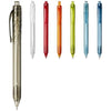 Branded Promotional VANCOUVER RECYCLED PET BALL PEN in Clear Transparent Red Pens & Pencils From Concept Incentives.