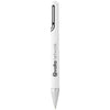 Branded Promotional NASSAU BALL PEN in White Solid-black Solid Pen From Concept Incentives.