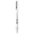 Branded Promotional NASSAU BALL PEN in White Solid-black Solid Pen From Concept Incentives.