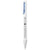 Branded Promotional NASSAU BALL PEN in White Solid-royal Blue Pen From Concept Incentives.