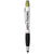 Branded Promotional NASH STYLUS BALL PEN AND HIGHLIGHTER in Silver-black Solid Pen From Concept Incentives.