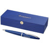 Branded Promotional CAR‚àö√†NE BALL PEN in Blue Pen From Concept Incentives.