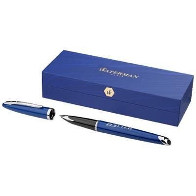 Branded Promotional CAR‚àö√†NE FOUNTAIN PEN in Blue Pen From Concept Incentives.