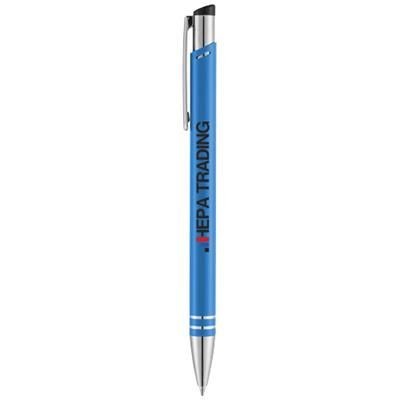 Branded Promotional HAWK BALL PEN in Blue Pen From Concept Incentives.