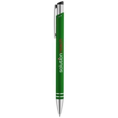 Branded Promotional HAWK BALL PEN in Green Pen From Concept Incentives.