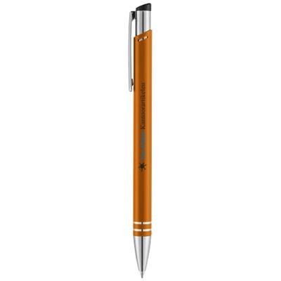 Branded Promotional HAWK BALL PEN in Orange Pen From Concept Incentives.