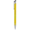 Branded Promotional HAWK BALL PEN in Yellow Pen From Concept Incentives.