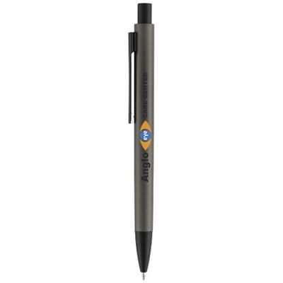 Branded Promotional ARDEA ALUMINIUM METAL BALL PEN in Gun Metal Pen From Concept Incentives.