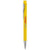 Branded Promotional PAVO BALL PEN with Squared Barrel in Yellow Pen From Concept Incentives.