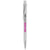 Branded Promotional PAVO BALL PEN with Squared Barrel in White Solid Pen From Concept Incentives.