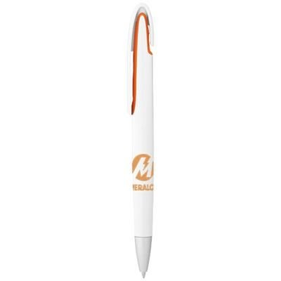 Branded Promotional RIO BALL PEN in Orange Pen From Concept Incentives.