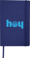 Branded Promotional CLASSIC A5 SOFT COVER NOTE BOOK in Blue Notebook from Concept Incentives