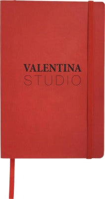 Branded Promotional CLASSIC A5 SOFT COVER NOTE BOOK in Red Notebook from Concept Incentives