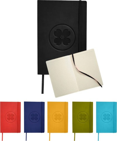Branded Promotional CLASSIC A5 SOFT COVER NOTE BOOK Notebook from Concept Incentives