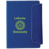 Branded Promotional HORSENS A5 NOTE BOOK with Stylus Ball PEN in Blue Pen From Concept Incentives.