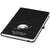 Branded Promotional THETA A5 HARD COVER NOTE BOOK in Black Solid Jotter From Concept Incentives.