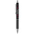 Branded Promotional BLING BALL PEN with Aluminium Metal Grip in Black Solid Pen From Concept Incentives.