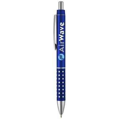 Branded Promotional BLING BALL PEN with Aluminium Metal Grip in Royal Blue Pen From Concept Incentives.