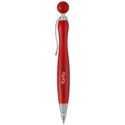 Branded Promotional NAPLES BALL PEN in Red Pen From Concept Incentives.