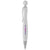 Branded Promotional NAPLES BALL PEN in White Solid Pen From Concept Incentives.