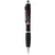 Branded Promotional NASH COLOUR STYLUS BALL PEN with Black Grip in Black Solid Pen From Concept Incentives.