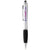 Branded Promotional NASH COLOUR STYLUS BALL PEN with Black Grip in Silver-black Solid Pen From Concept Incentives.