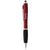 Branded Promotional NASH COLOUR STYLUS BALL PEN with Black Grip in Red-black Solid Pen From Concept Incentives.