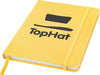 Branded Promotional SPECTRUM A5 HARD COVER NOTE BOOK in Yellow Notebook from Concept Incentives