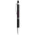 Branded Promotional JEWEL BALL PEN in Black Solid Pen From Concept Incentives.