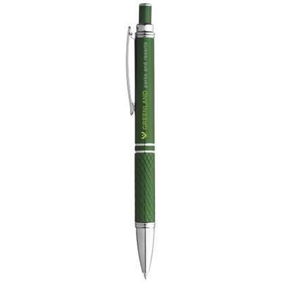 Branded Promotional JEWEL BALL PEN in Green Pen From Concept Incentives.