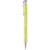 Branded Promotional CORKY BALL PEN with Rubber-coated Exterior in Lime Pen From Concept Incentives.