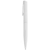 Branded Promotional MILOS SOFT-TOUCH BALL PEN in White Solid Pen From Concept Incentives.