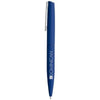 Branded Promotional MILOS SOFT-TOUCH BALL PEN in Dark Blue Pen From Concept Incentives.