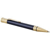 Branded Promotional DUOFOLD PREMIUM BALL PEN in Navy-gold Pen From Concept Incentives.