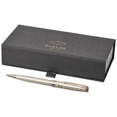 Branded Promotional SONNET BALL PEN in Silver Pen From Concept Incentives.