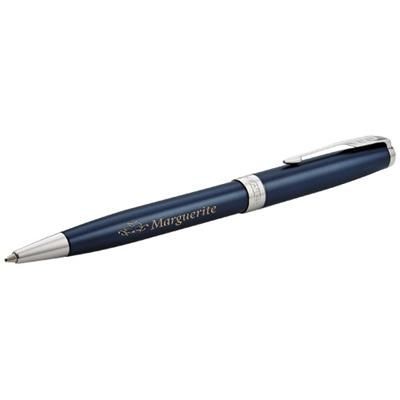Branded Promotional SONNET BALL PEN in Blue-silver Pen From Concept Incentives.