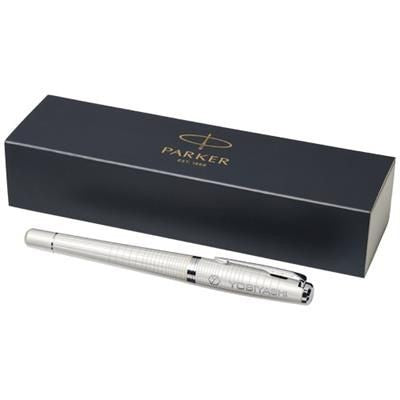 Branded Promotional URBAN PREMIUM ROLLERBALL PEN in Pearl Pen From Concept Incentives.