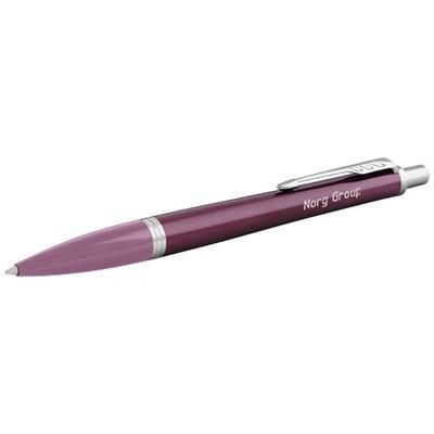 Branded Promotional URBAN PREMIUM BALL PEN in Purple-silver Pen From Concept Incentives.