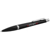 Branded Promotional URBAN BALL PEN in Black Solid-silver Pen From Concept Incentives.