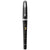 Branded Promotional URBAN FOUNTAIN PEN in Black Solid-chrome Pen From Concept Incentives.