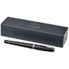 Branded Promotional URBAN FOUNTAIN PEN in Black Solid-silver Pen From Concept Incentives.