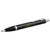 Branded Promotional IM BALL PEN in Black Solid-chrome Pen From Concept Incentives.