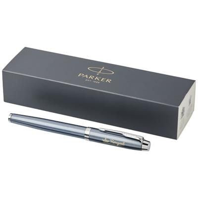 Branded Promotional IM ROLLERBALL PEN in Grey-navy Pen From Concept Incentives.