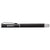 Branded Promotional PEDOVA ROLLERBALL PEN with Leather Barrel in Black Solid Pen From Concept Incentives.