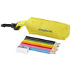 Branded Promotional JIMBO 8-PIECE COLOUR PENCIL SET in Yellow Pencil From Concept Incentives.