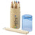 Branded Promotional HEF 12-PIECE COLOUR PENCIL SET with Sharpener in Blue Pencil From Concept Incentives.