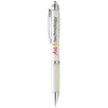 Branded Promotional NASH BALL PEN COLOUR BARREL AND GRIP in White Solid Pen From Concept Incentives.