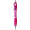 Branded Promotional NASH BALL PEN COLOUR BARREL AND GRIP in Pink Pen From Concept Incentives.